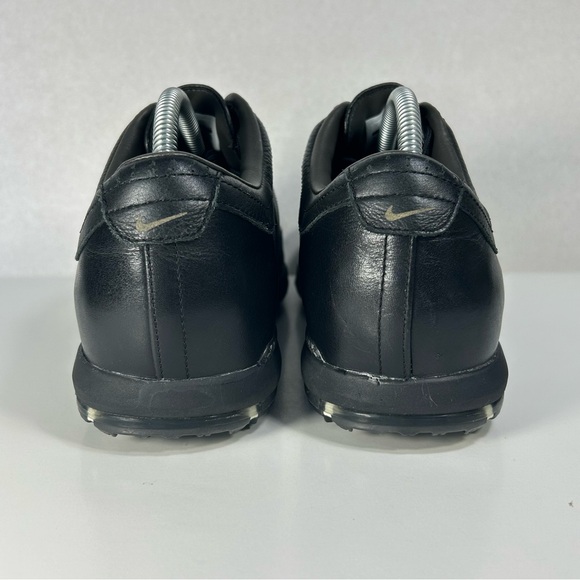 Nike Touring Premium Golf Black Leather Shoe 379221-091; Mens 9.5 Wide; Like New - Picture 10 of 16